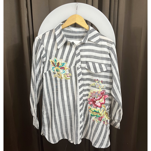 Striped Cotton Cord Set